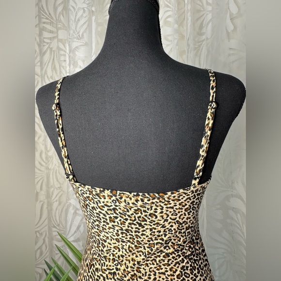 SHEIN Leopard Print Mini Dress with Spaghetti Straps - Picture 6 of 9